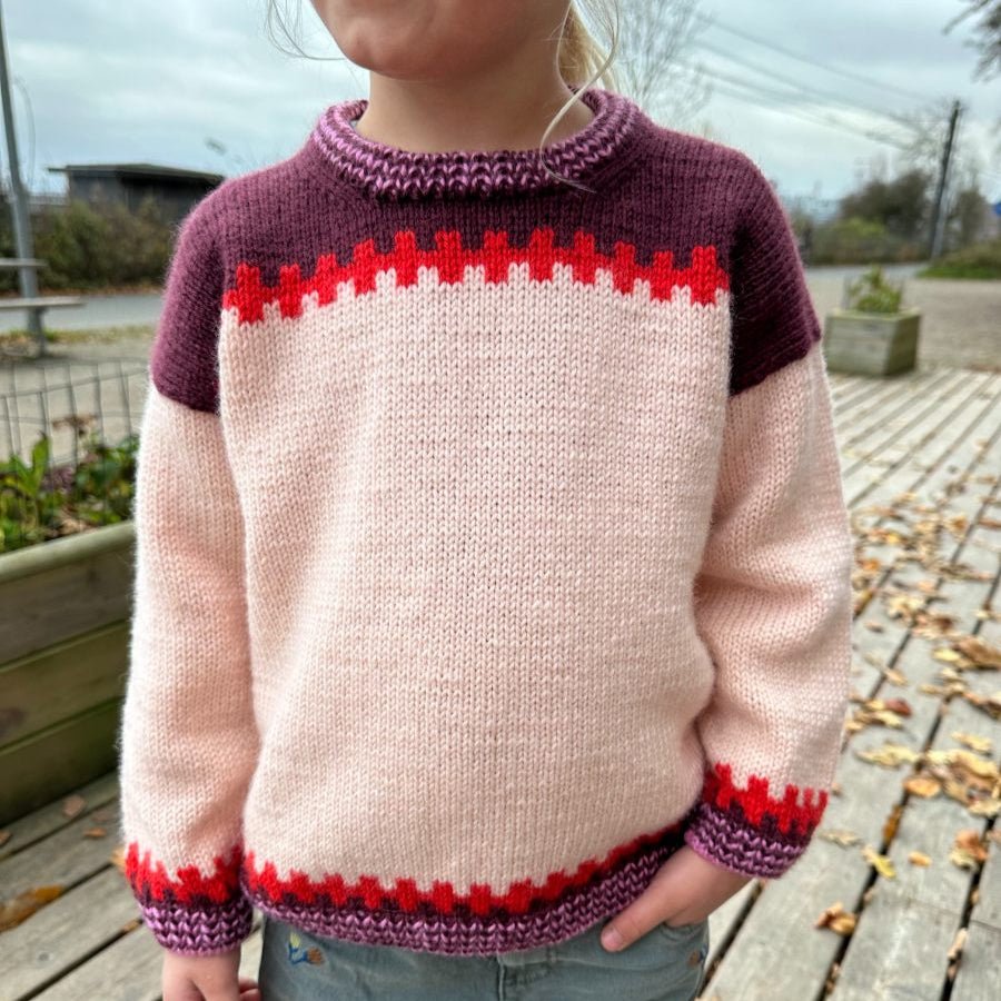 PetiteKnit Cross Sweater Junior - Strickanleitung