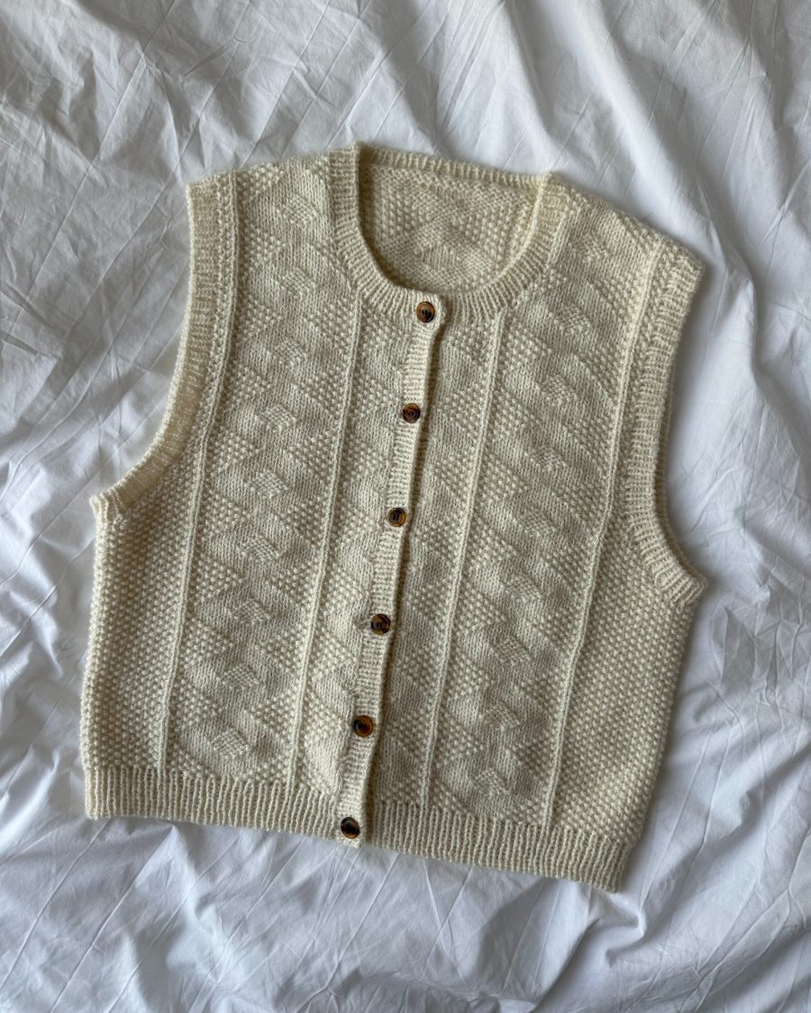 PetiteKnit Esther Vest - Knitting Pattern