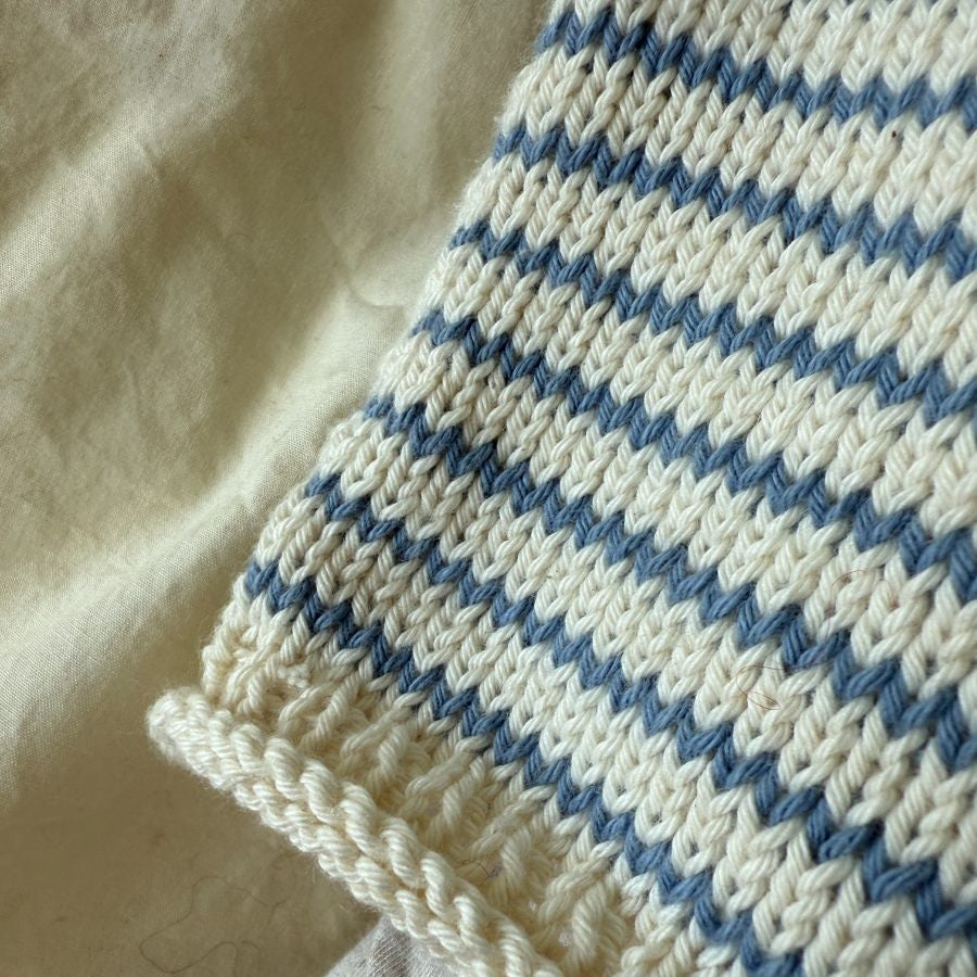PetiteKnit Frankie Sweater Baby - Knitting Pattern