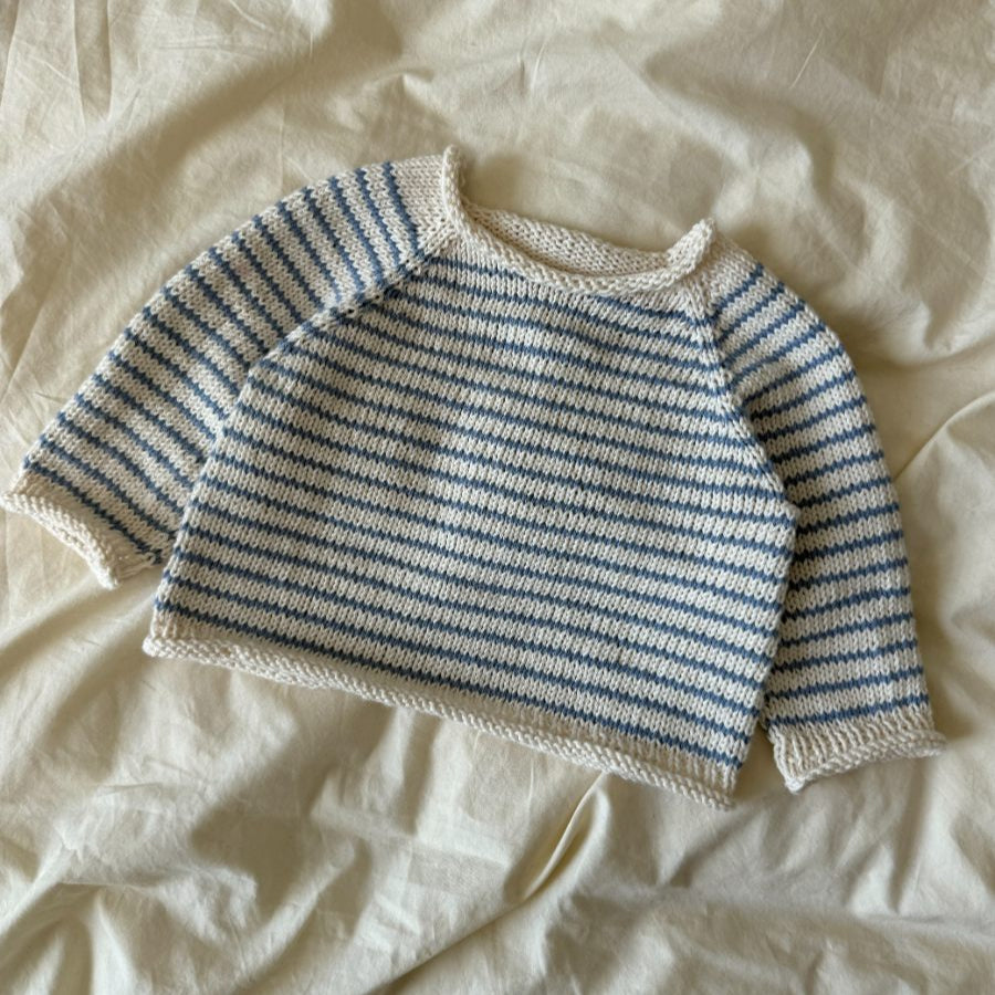 PetiteKnit Frankie Sweater Baby - Knitting Pattern