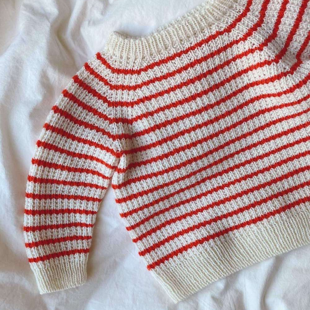 PetiteKnit Friday Sweater Baby - Knitting Pattern
