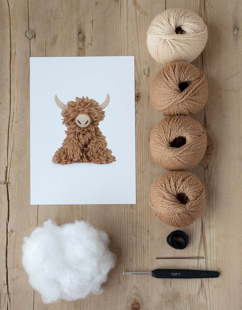 Morag the Highland Coo - Crochet Kit