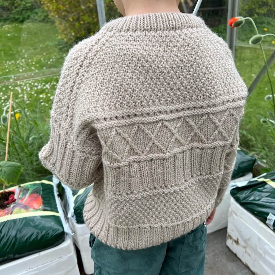 PetiteKnit Ingrid Sweater Junior - Knitting Pattern