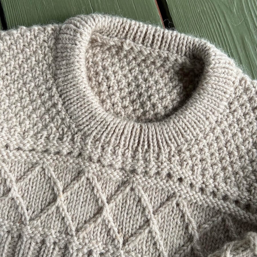 PetiteKnit Ingrid Sweater Junior - Knitting Pattern