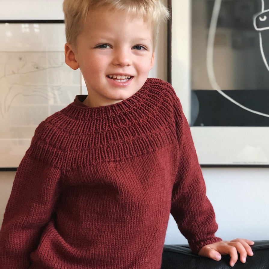 PetiteKnit Anker's Sweater - Knitting Pattern