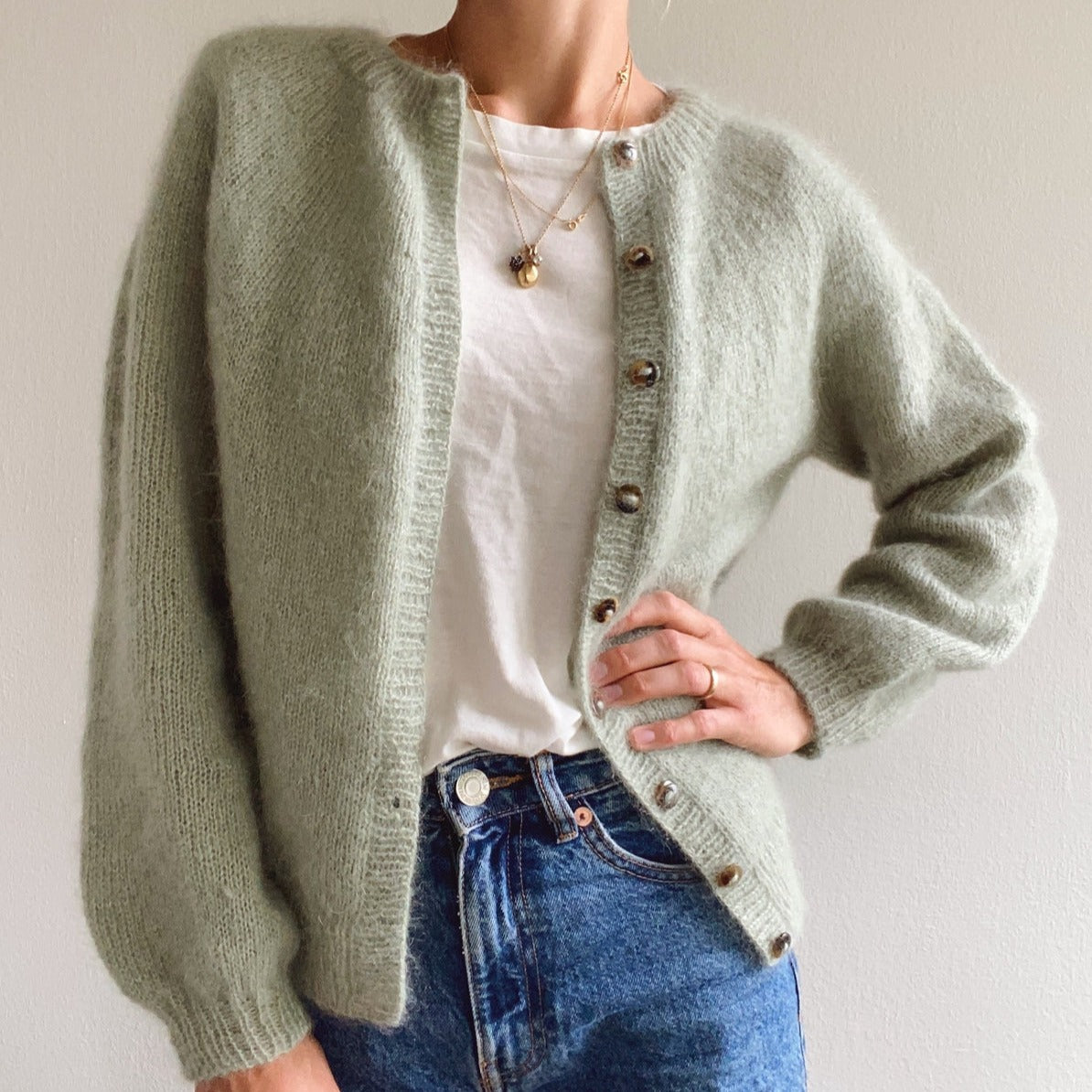 PetiteKnit Novice Cardigan – Mohair Edition – Strickmuster