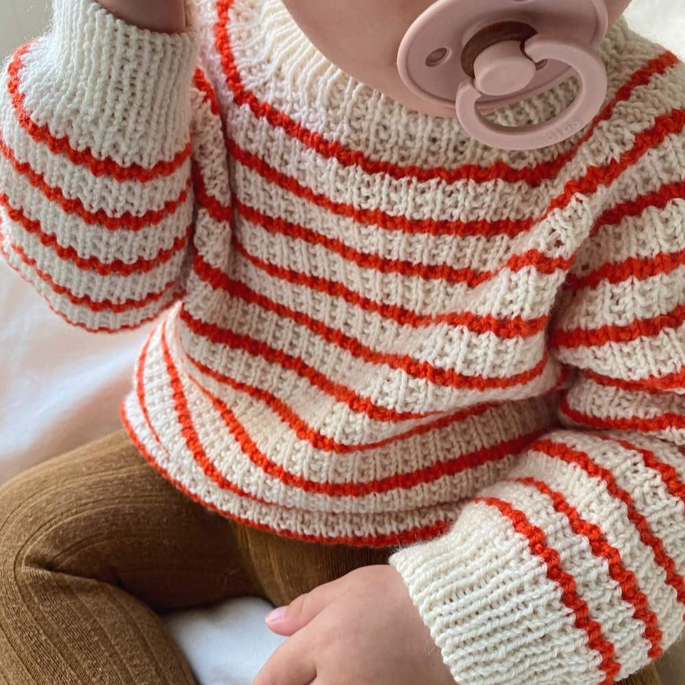 PetiteKnit Friday Sweater Baby - Knitting Pattern