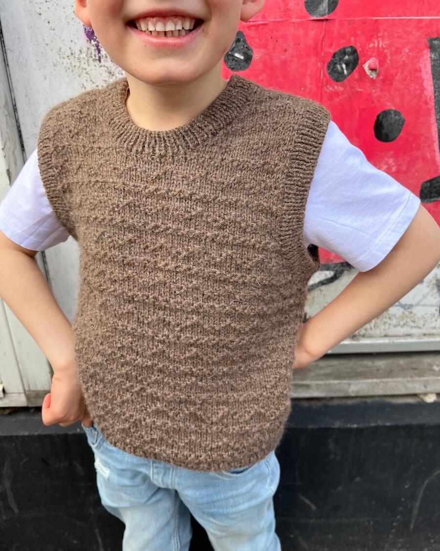 PetiteKnit - Anker's Sweater - Strickset - Limitierte Auflage aus Rowan-Baumwolle 