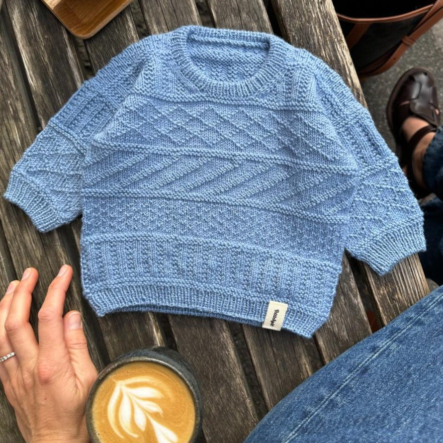 PetiteKnit Storm Sweater Baby - Knitting Pattern