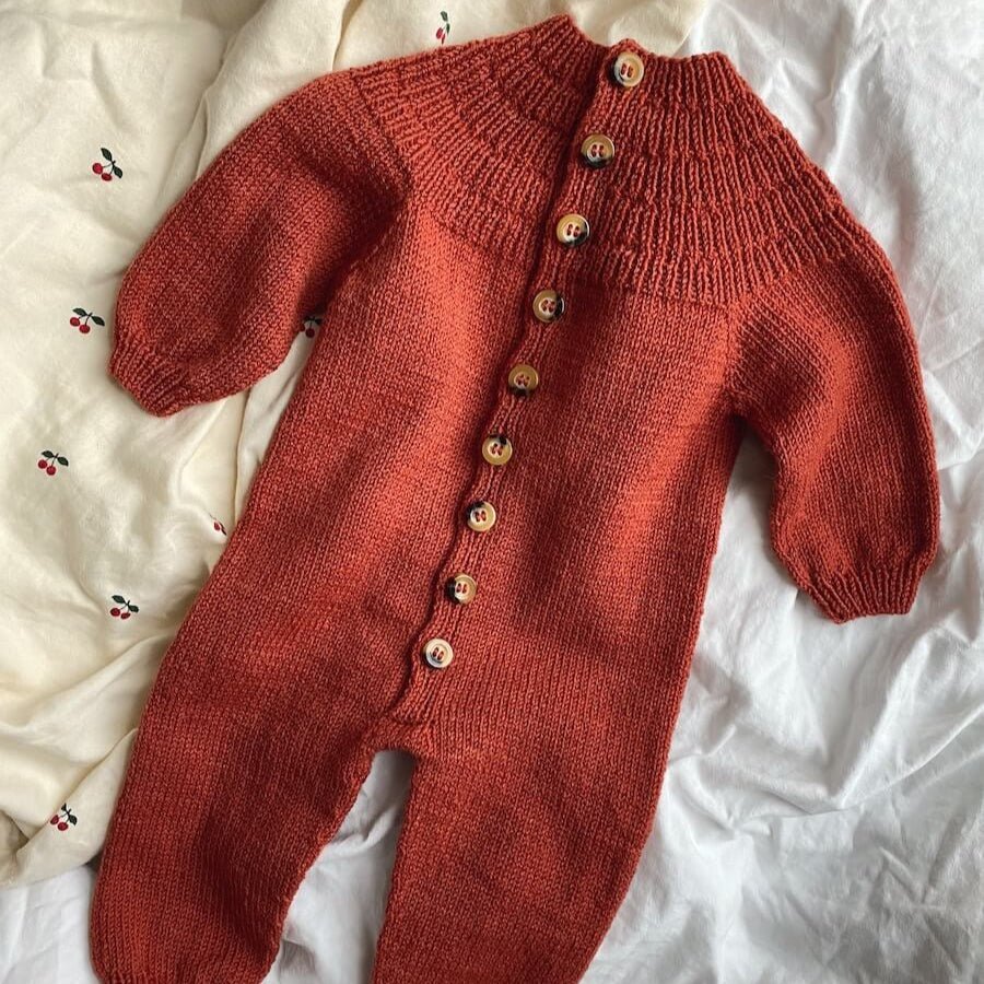 PetiteKnit Anker's Onesie - Knitting Pattern