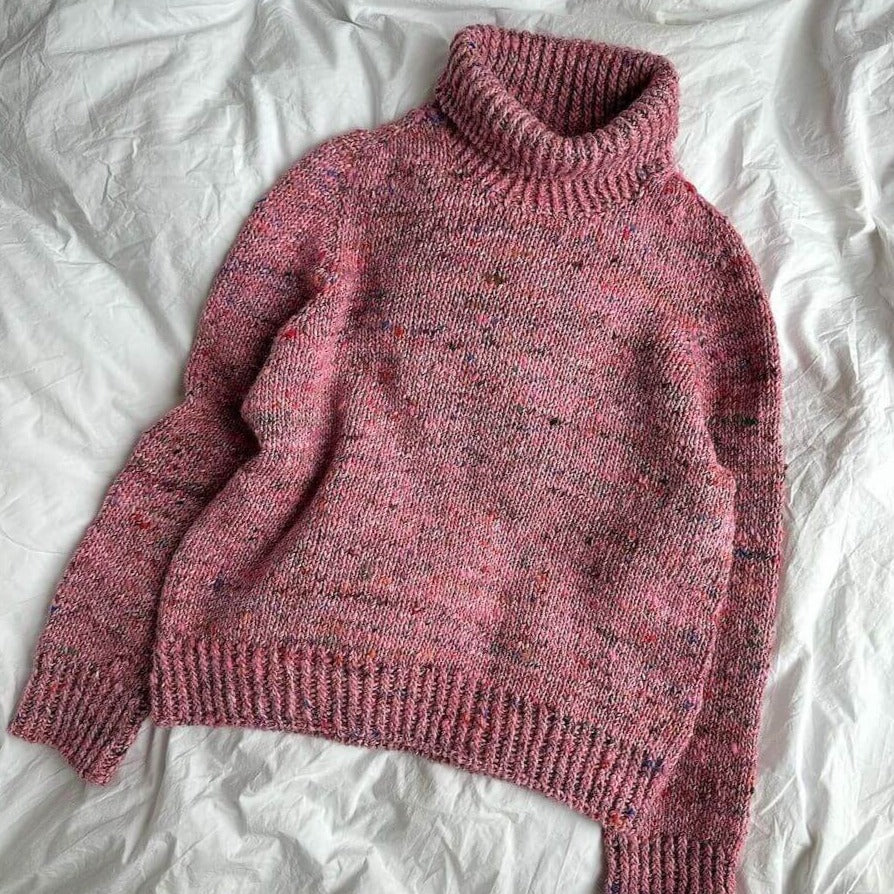 PetiteKnit Terrazzo Sweater Junior - Knitting Pattern