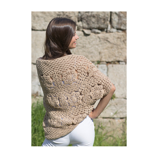 Granny Square Shrug Crochet Pattern (PDF Download)