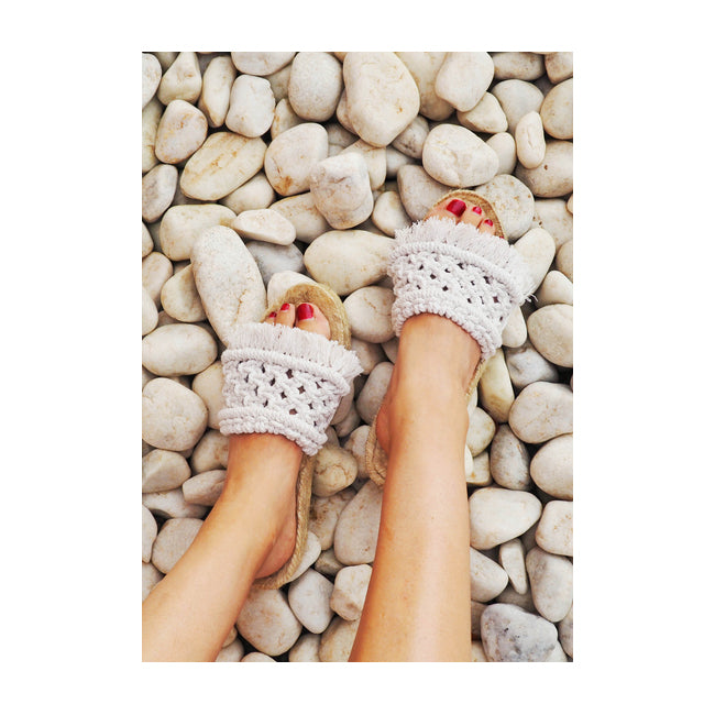 Macramé Beach Sandals (downloadable PDF)