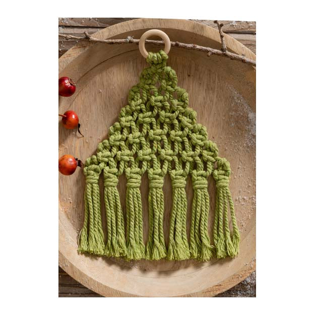 Makramee Boho Weihnachtsbaum - Muster (PDF-Download) 