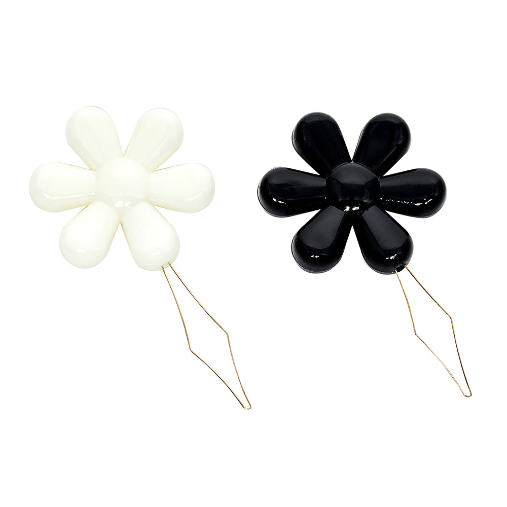 Hemline Gold Flower Needle Threader - set of 2