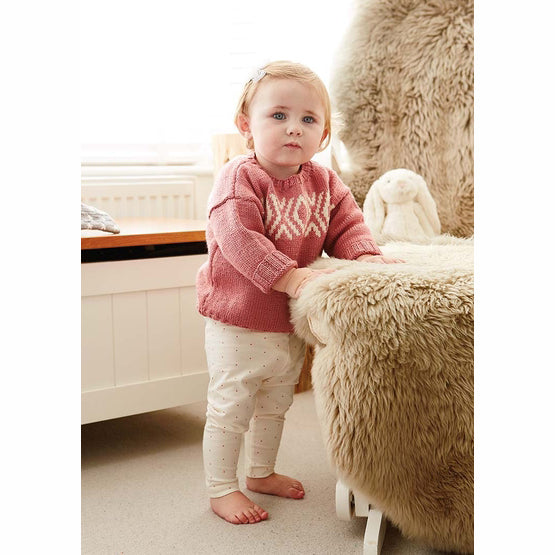 Rowan Bloom Baby & Toddler Sweater Pattern (PDF download)