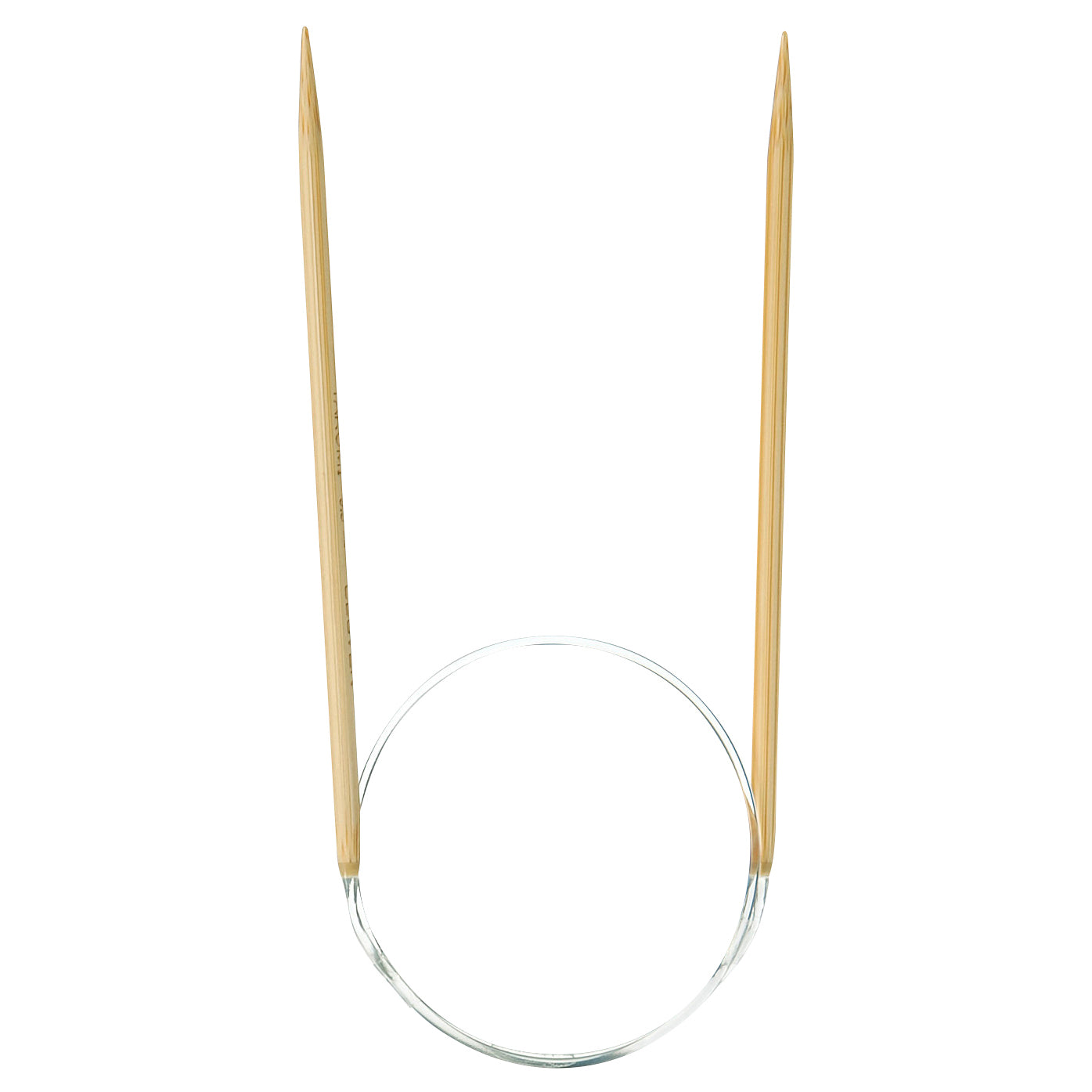 Clover Fixed Circular Knitting Needles - Takumi Bamboo - 40cm