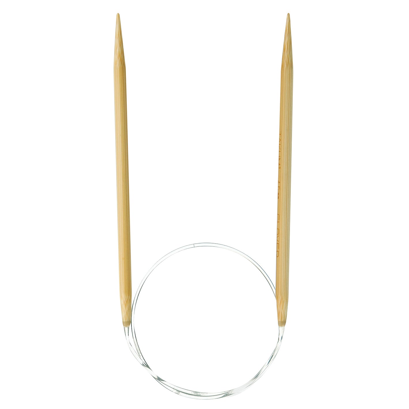 Clover Fixed Circular Knitting Needles - Takumi Bamboo - 40cm