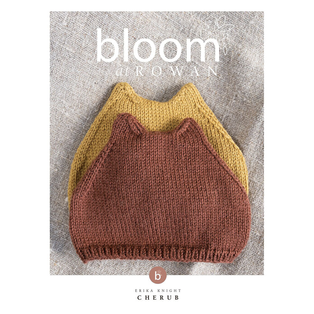 Bloom at Rowan – Cherub-Mütze für Babys (herunterladbares PDF) 