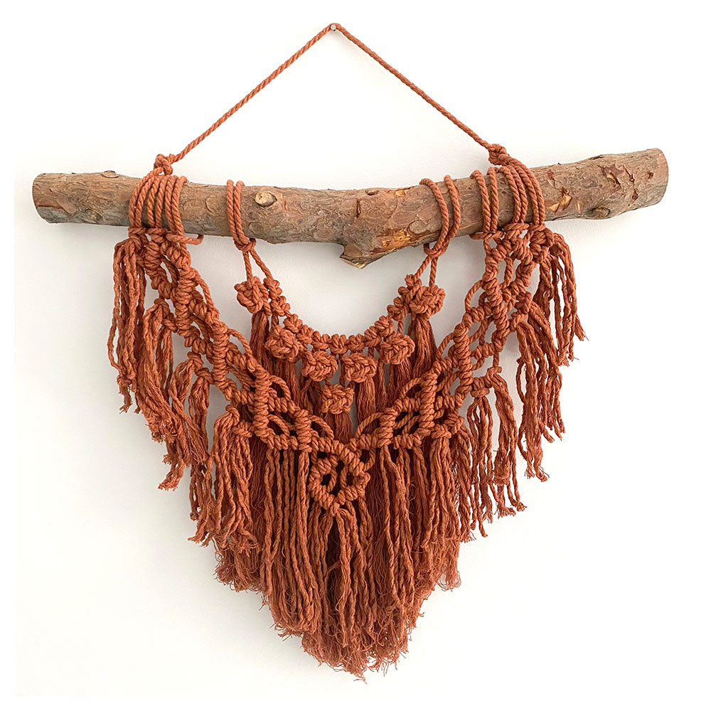 Makramee-Boho-Wandbehang (herunterladbares PDF) 