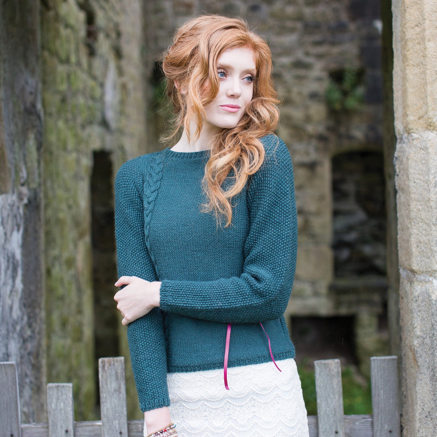 Elizabeth Braid Cable Jumper Pattern (PDF download)