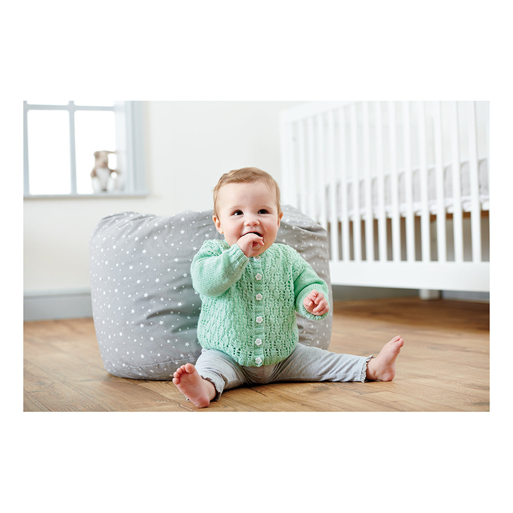 WYS Märchen-Baby-Cardigan-Muster (PDF-Download)