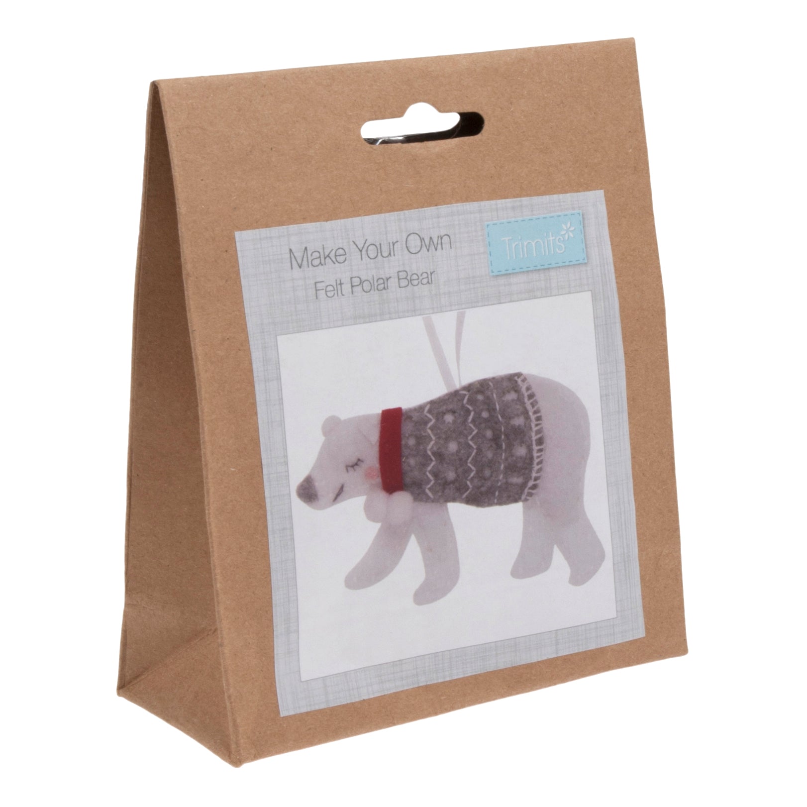 Trimits Make Your Own Felt Polar Bear Sewing Kit