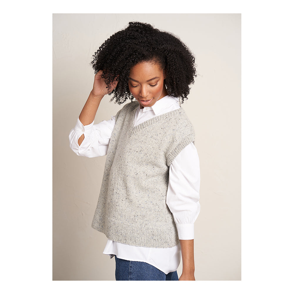 Gianna V-Neck Vest by Quail Studio