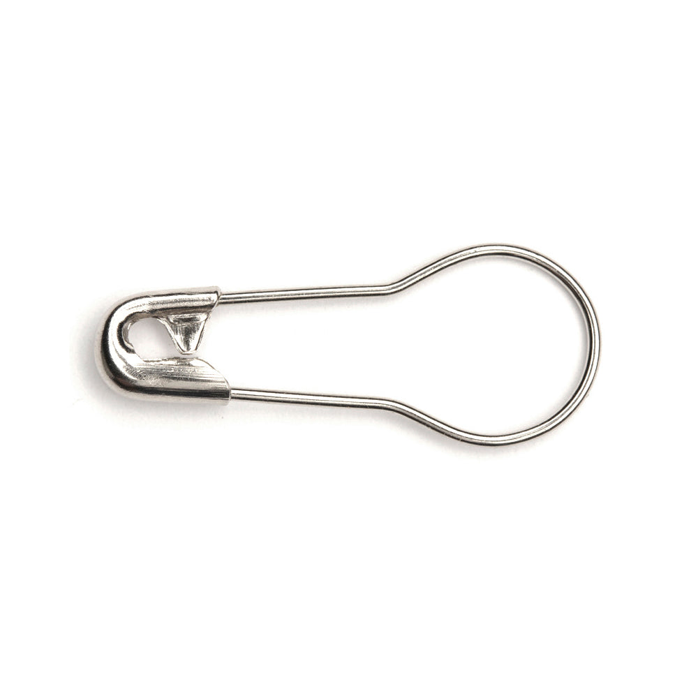 Hemline Bulb Sicherheitsnadeln, 23 mm, Silber (50er-Pack)