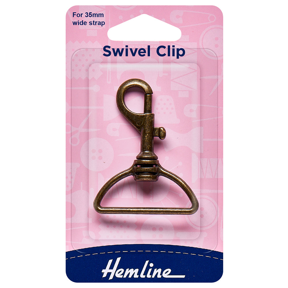 Bronze Swivel Clip 35mm