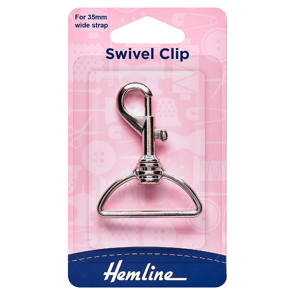 Nickel Swivel Clip 35mm