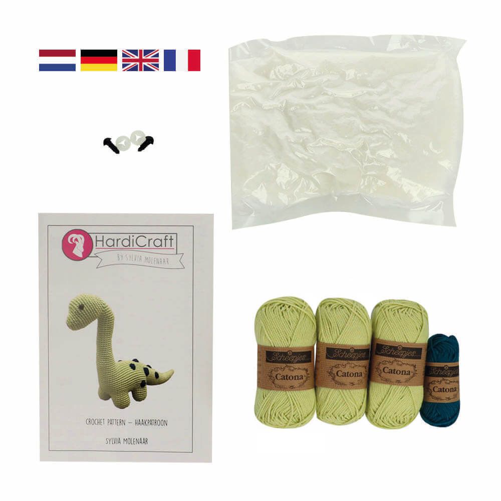 HardiCraft Dino Brontosaurus Crochet Kit