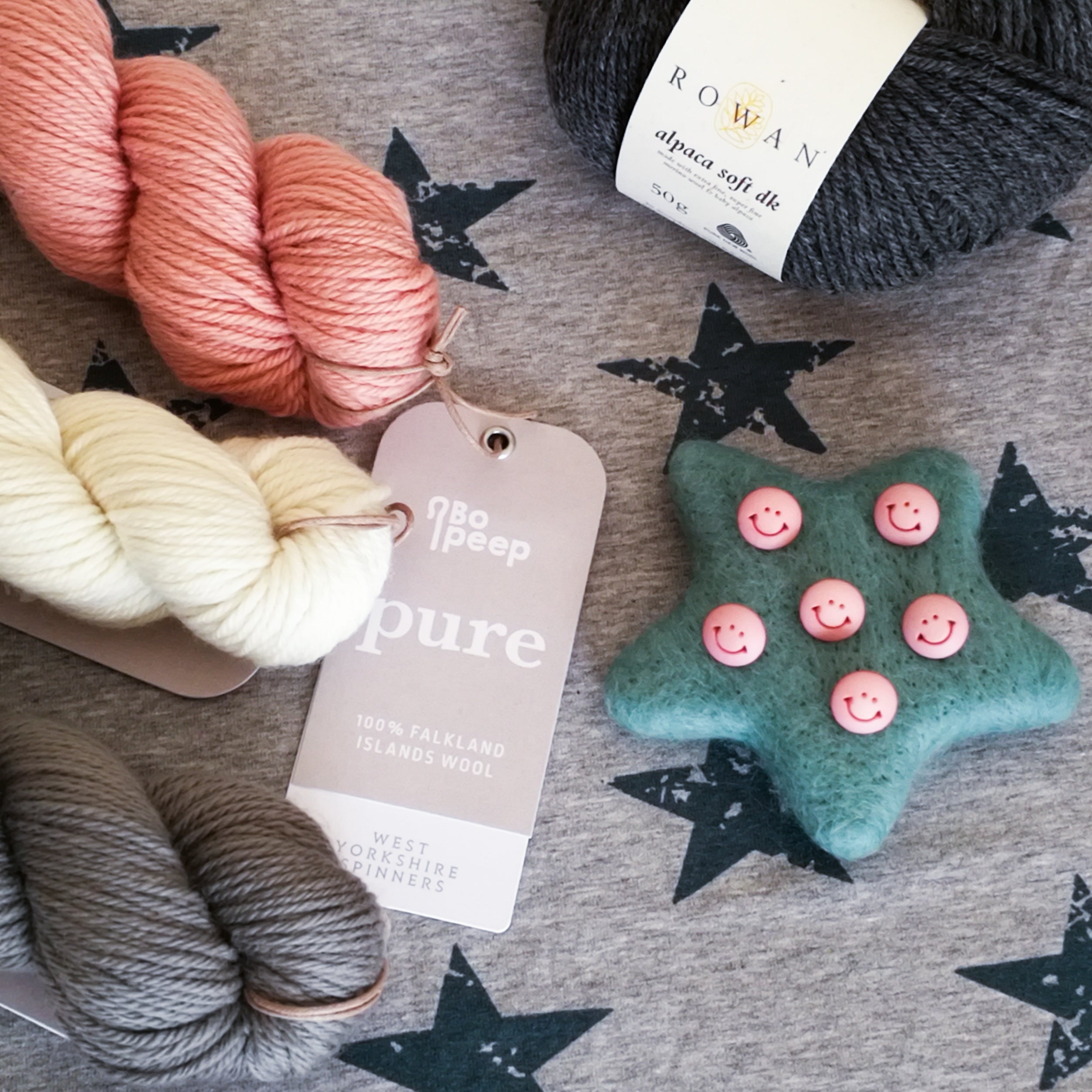 4 Colour Baby Cardigan Yarn Pack