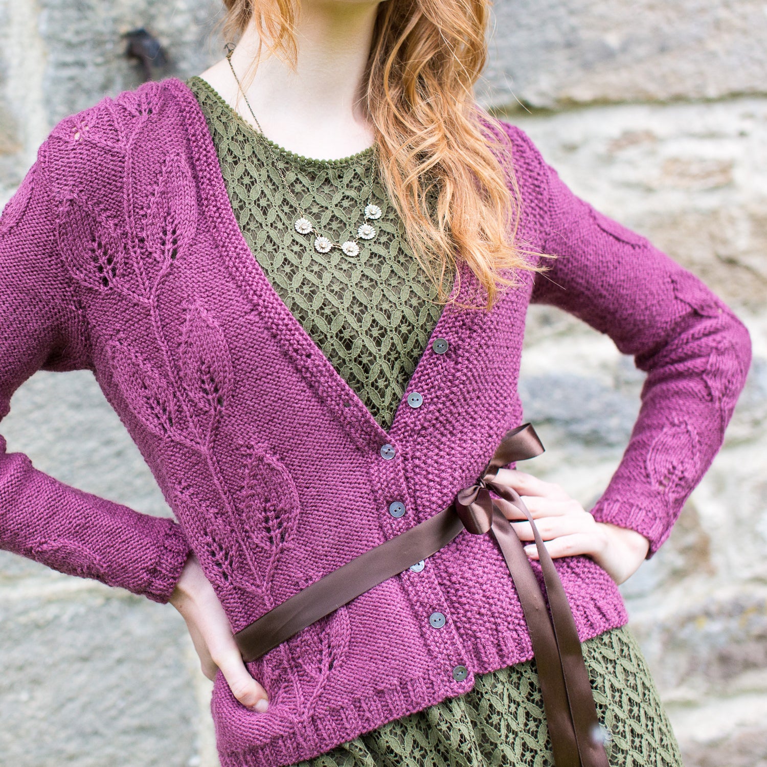 Juliet Leaf Cardigan – Strickmuster (PDF-Download)