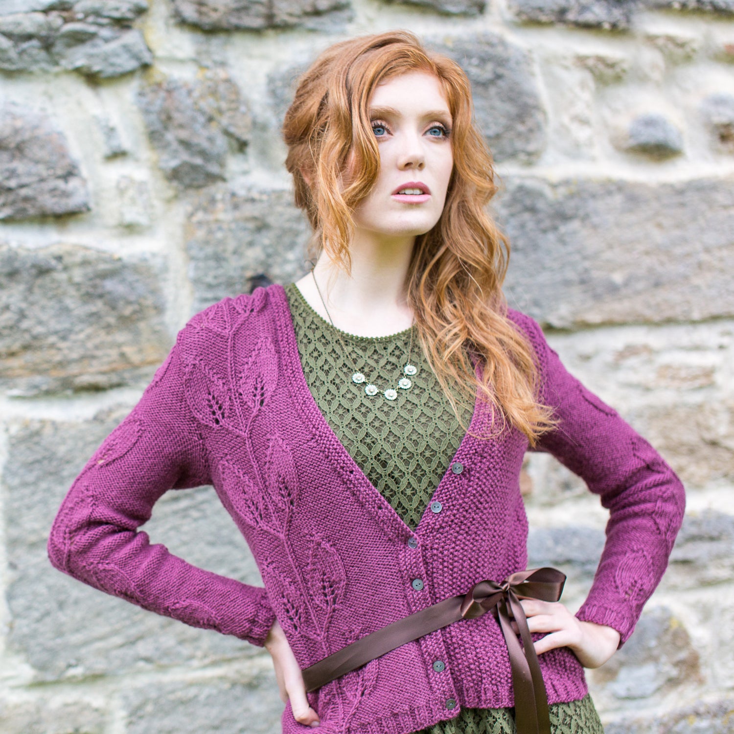 Juliet Leaf Cardigan - Knitting Pattern (PDF download)