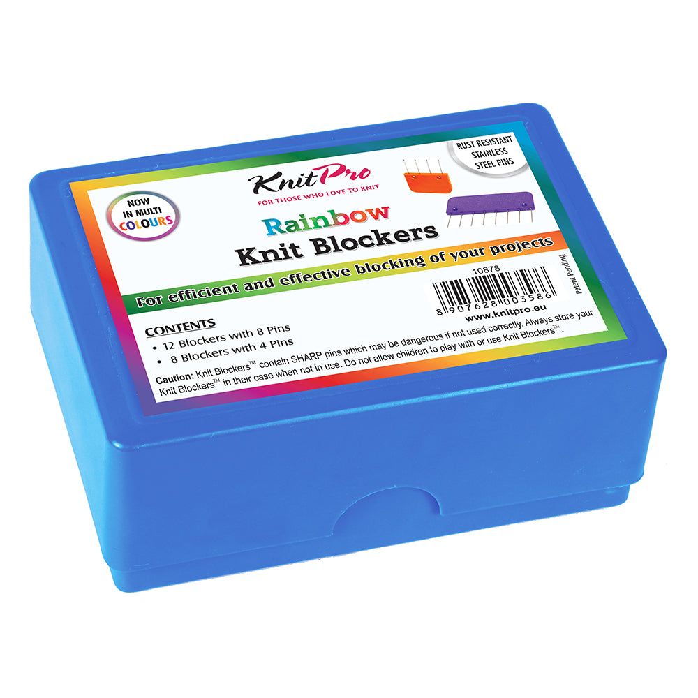 KnitPro Regenbogen-Strickblocker (20er-Pack)