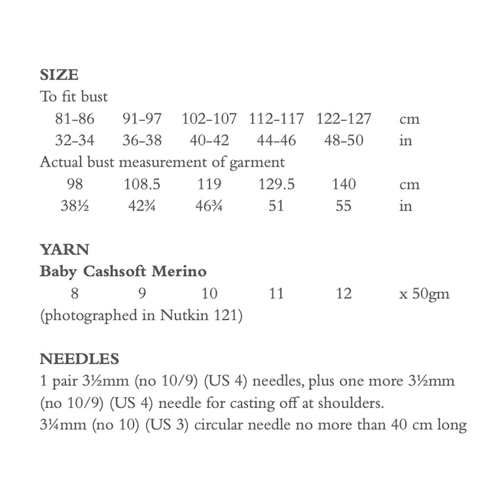 Bloom at Rowan - Dandelion Tabard for Mama (downloadable PDF)