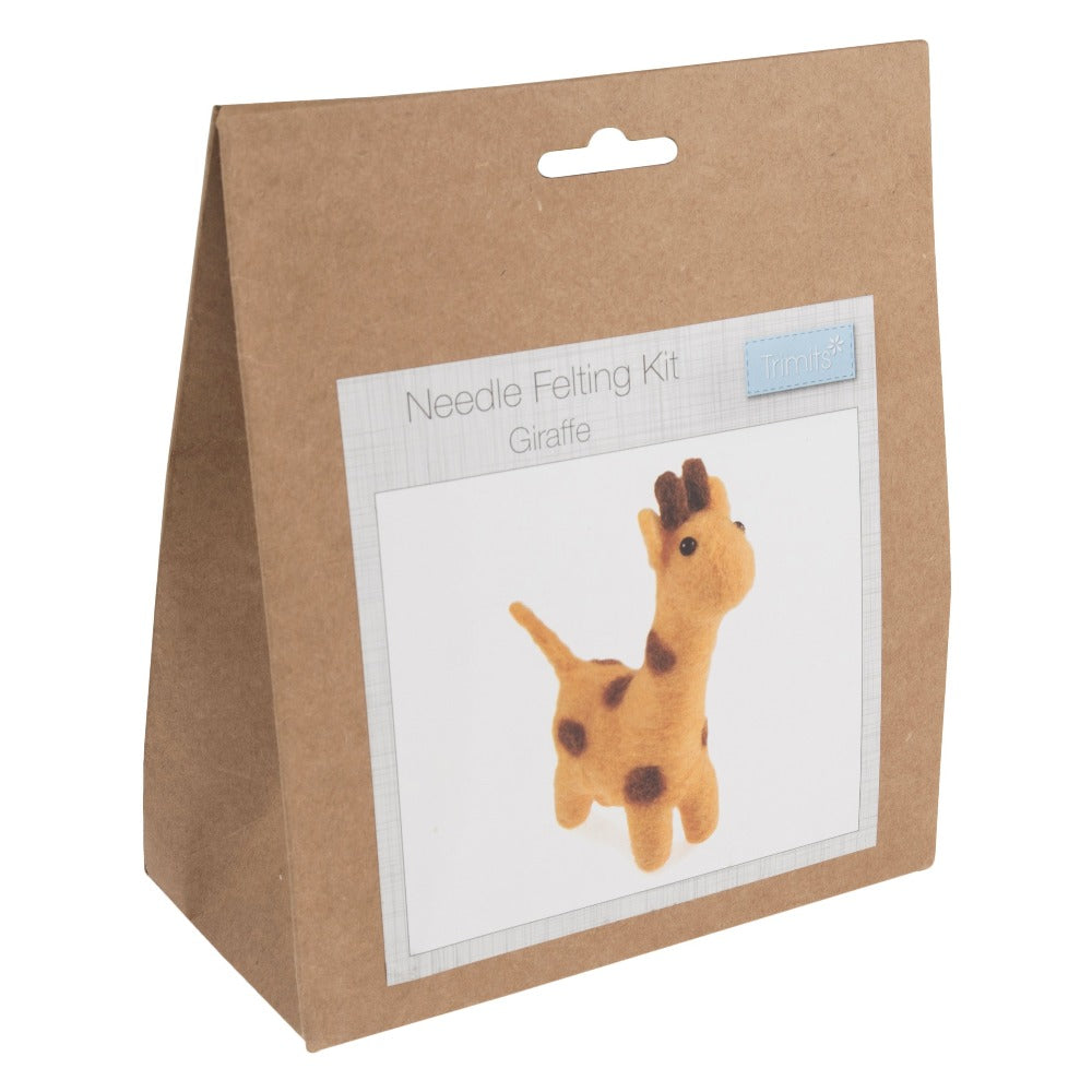 Trimits Make Your Own Needle Felting Kit Giraffe