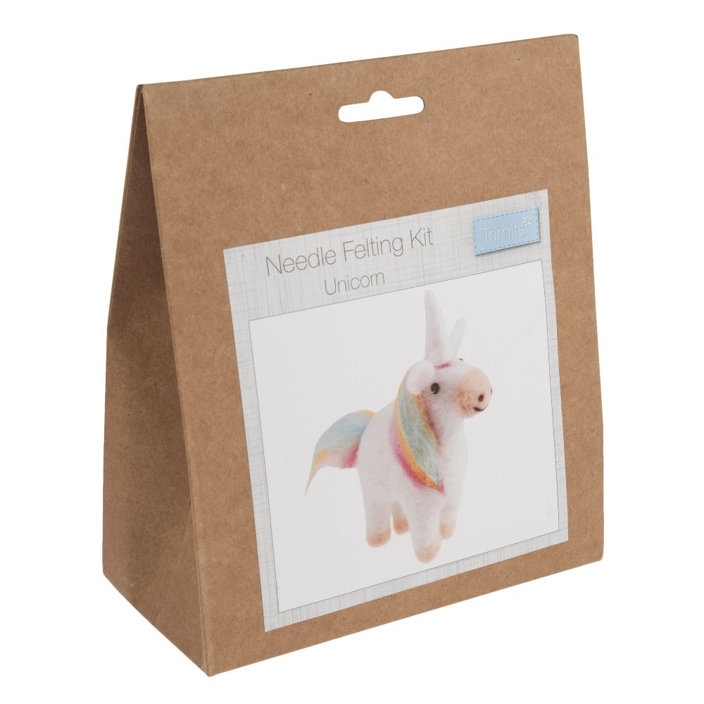 Trimits Make Your Own Needle Felting Kit Unicorn