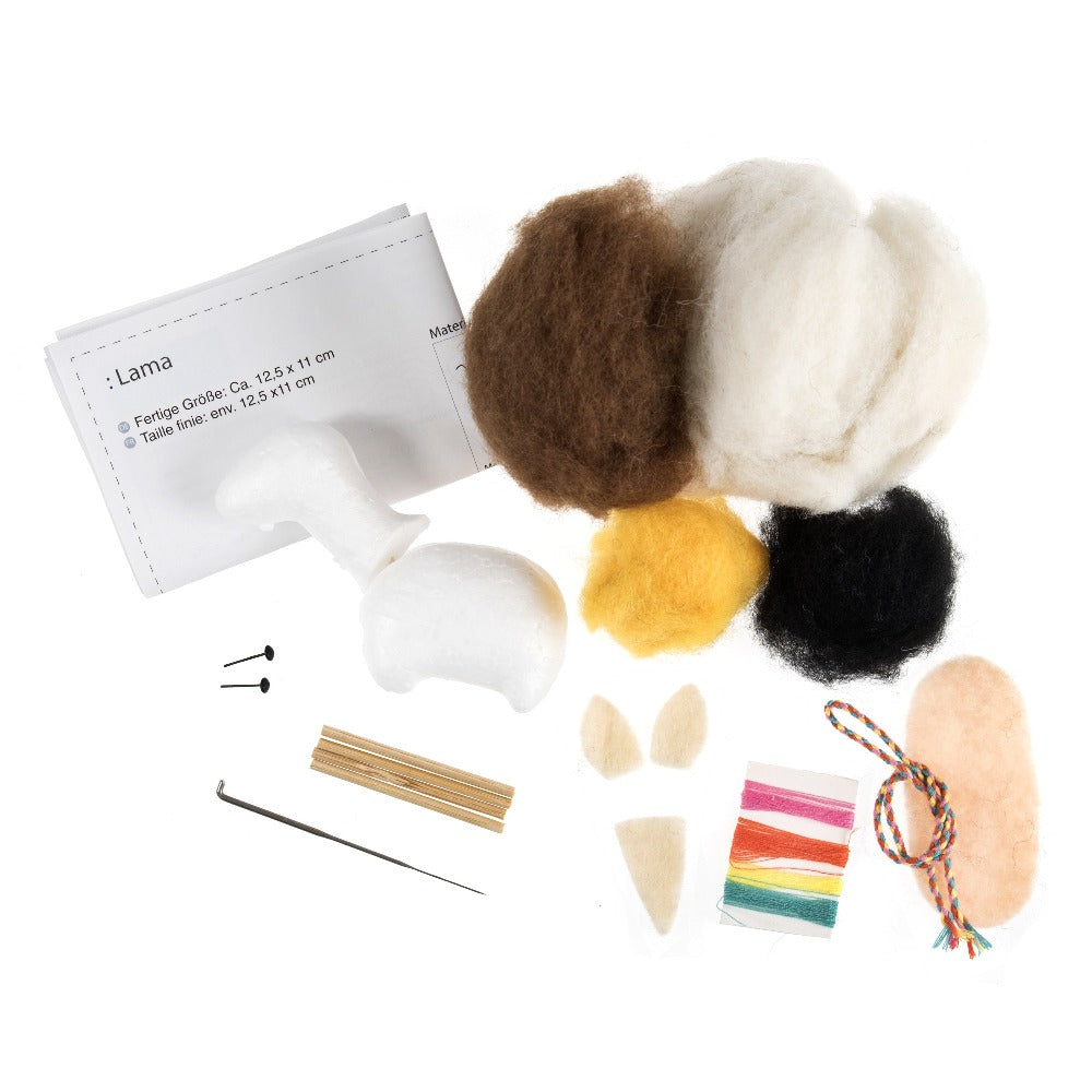 Trimits Make Your Own Needle Felting Kit Llama