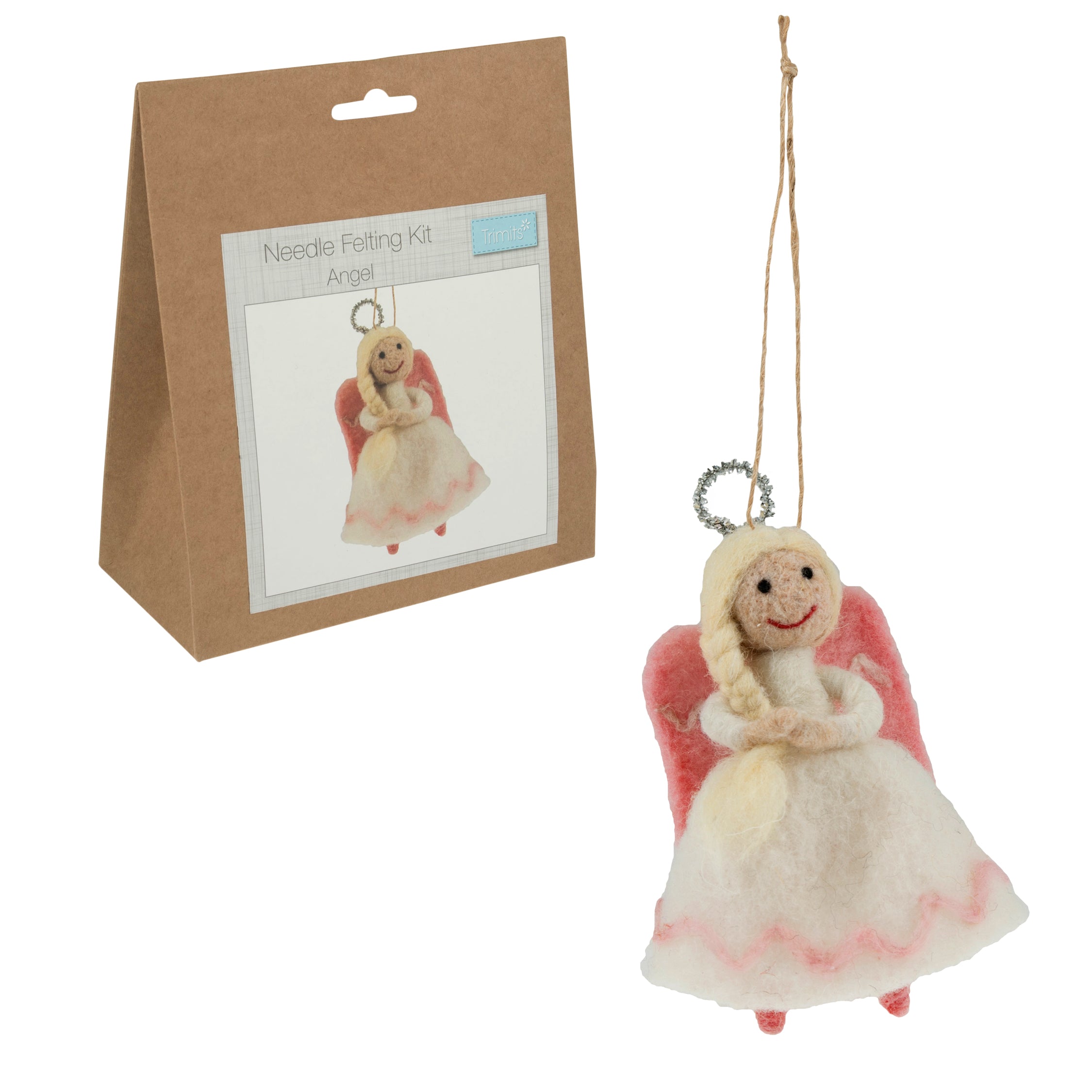 Trimits Make Your Own Angel Needle Felting Kit