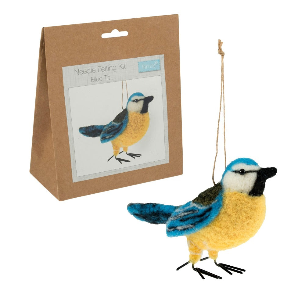 Trimits Make Your Own Needle Felting Kit Blue Tit