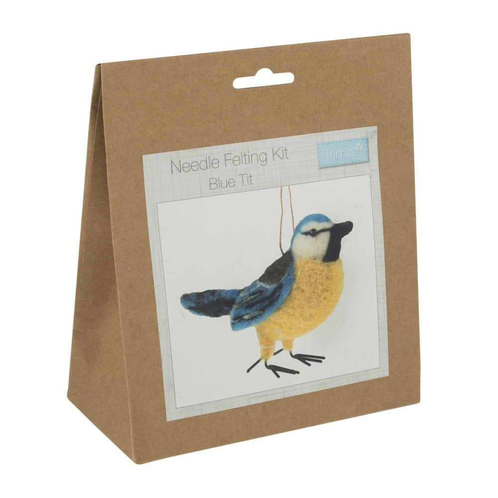 Trimits Make Your Own Needle Felting Kit Blue Tit