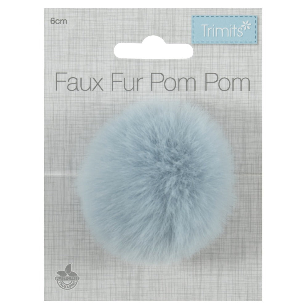 Trimits Faux Fur Pom Pom 6cm