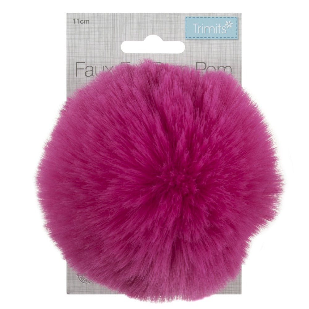 Trimits Faux Fur Pom Pom 11cm