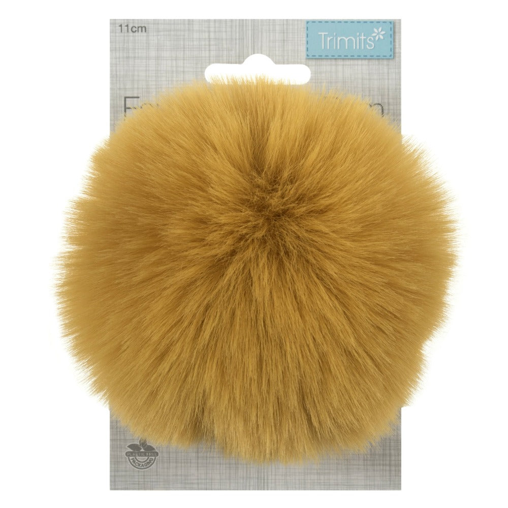 Trimits Faux Fur Pom Pom 11cm