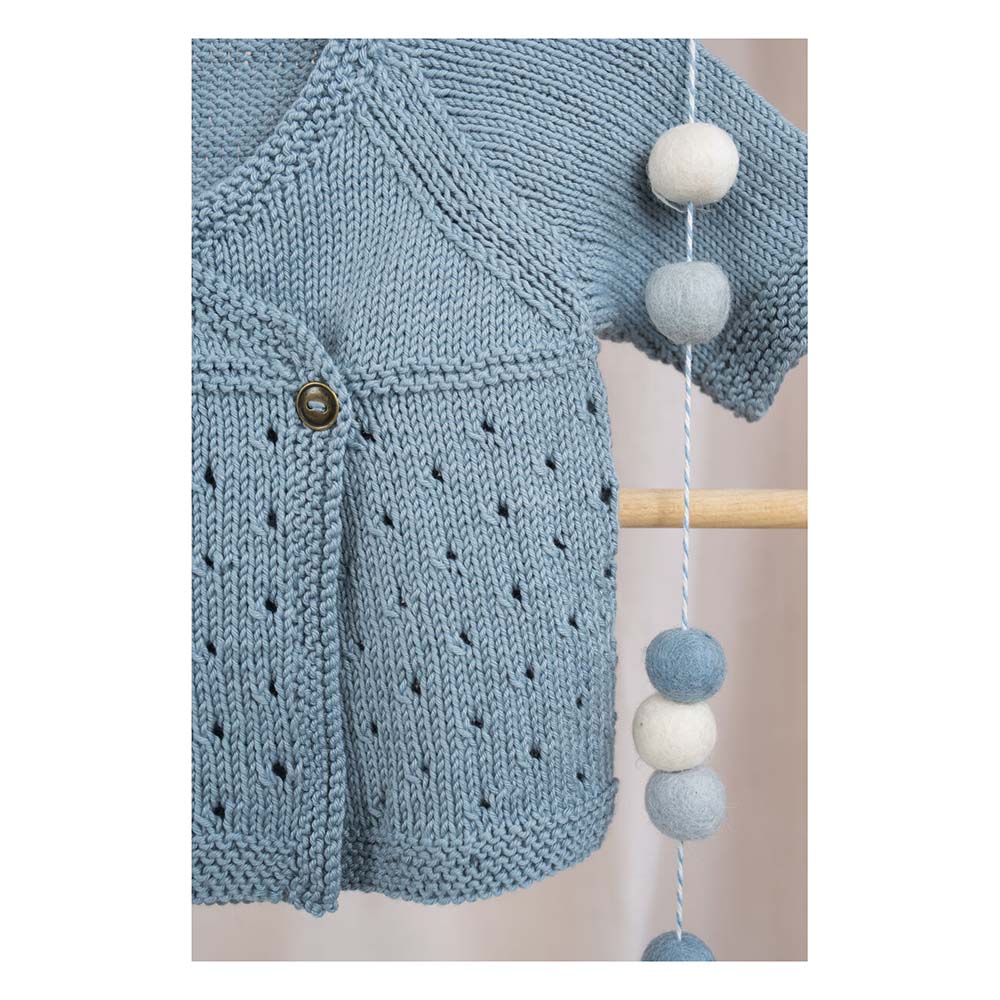 Tig Baby Cardigan - Strickmuster (PDF-Download) 