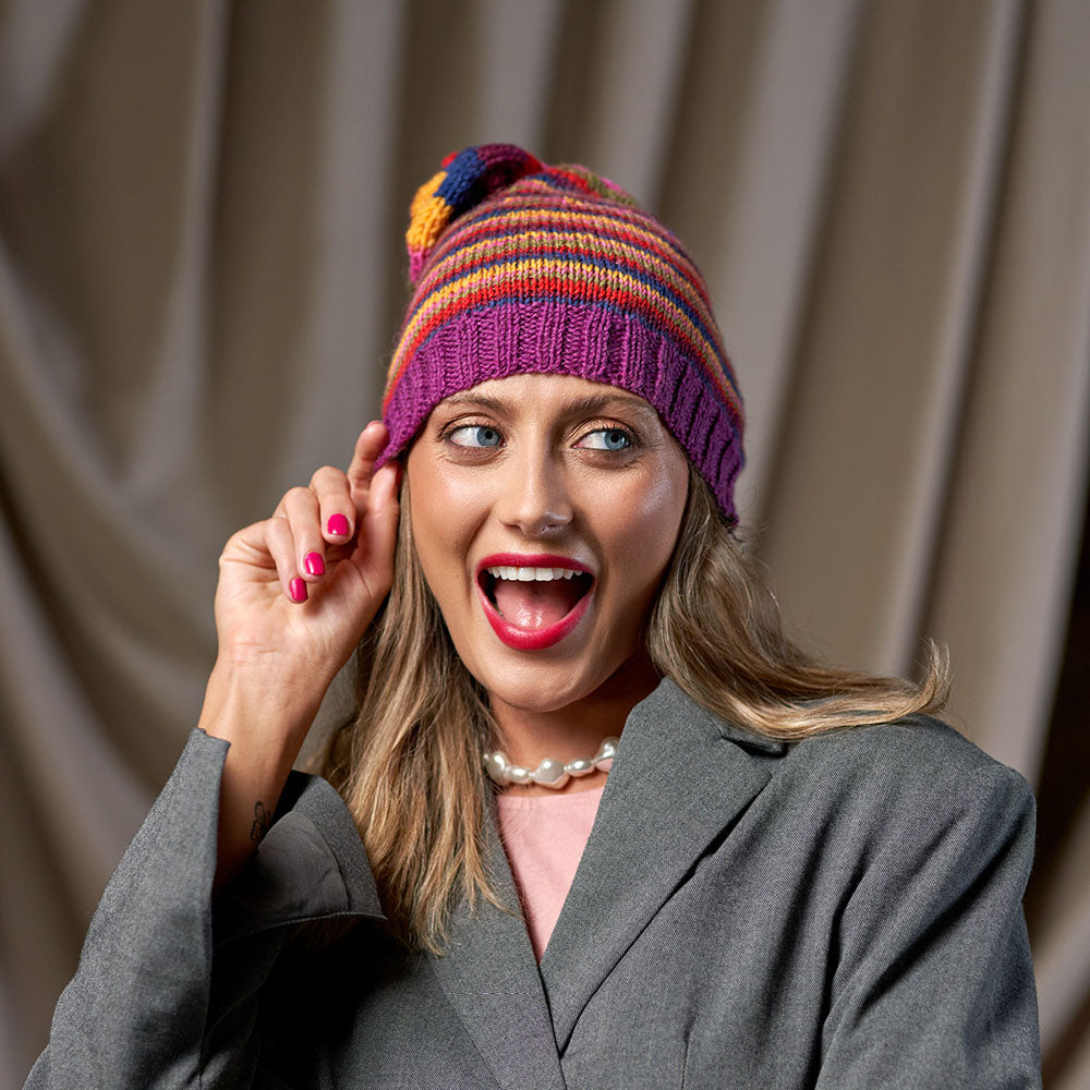 Hayley Knit and Crochet Hats by Zandra Rhodes (downloadable PDF)