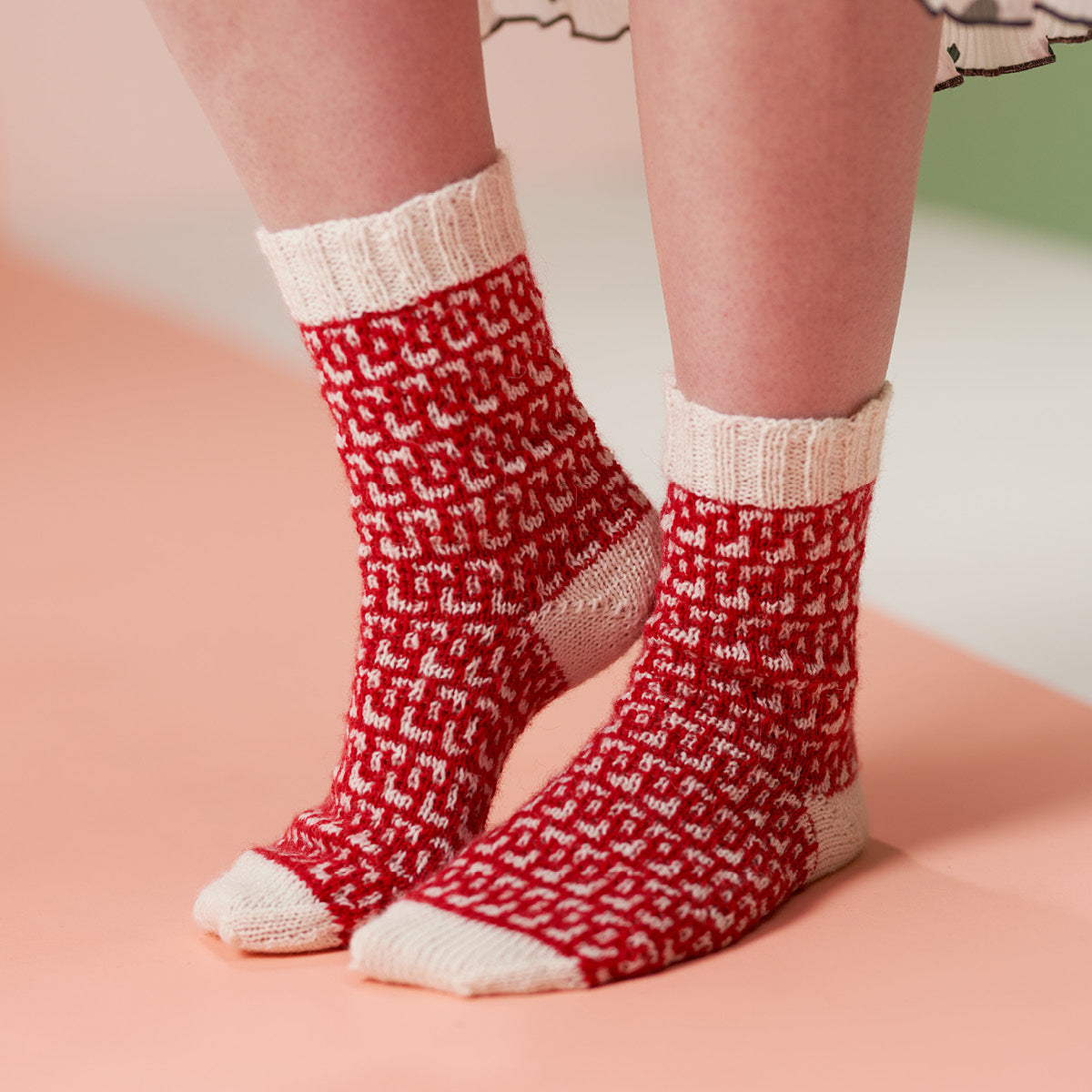 WYS Maze Sock Knitting Pattern