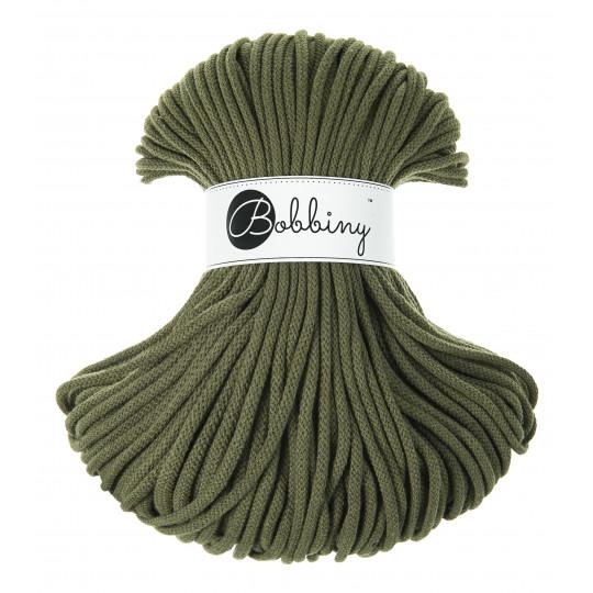 Bobbiny 5mm Permium Braided Cord in Avocado